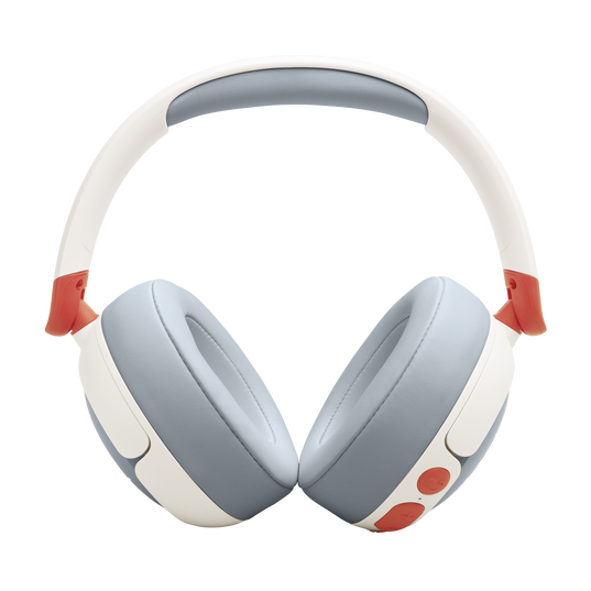 JBL Junior 470NC - White - Wireless over-ear noise cancelling kids headphones - Back